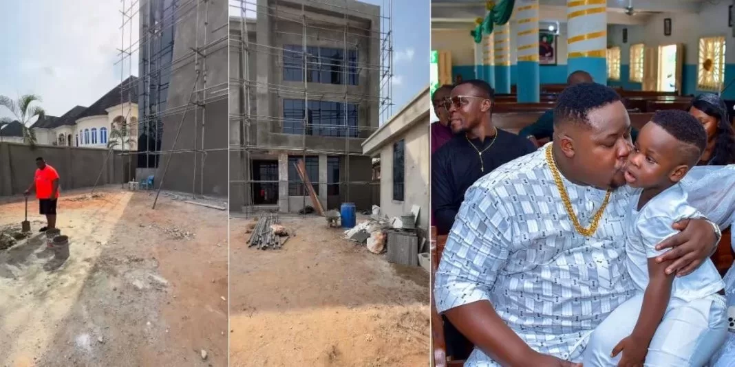 Cubana Chiefpriest expresses delight as he proudly showcases his six-year-old son’s multimillionaire hotel project