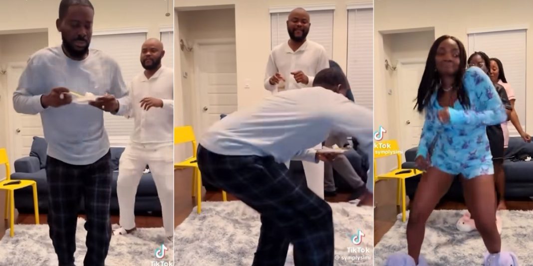 “AG baby took it personal” – Reactions as Adekunle Gold and Simi show off moves to viral ‘Tshwala Bam’ dance
